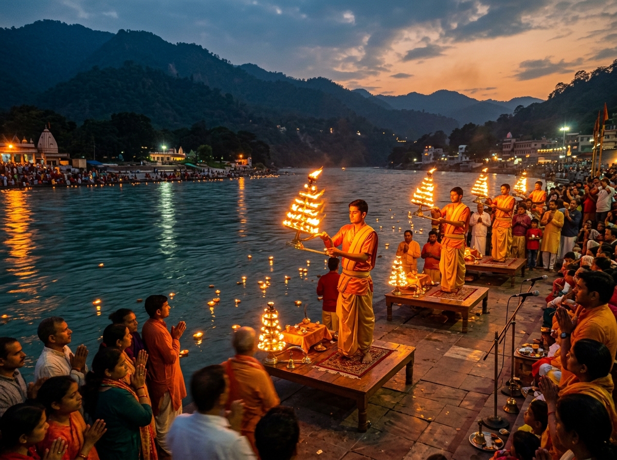 Triveni Ghat Maha Aarti