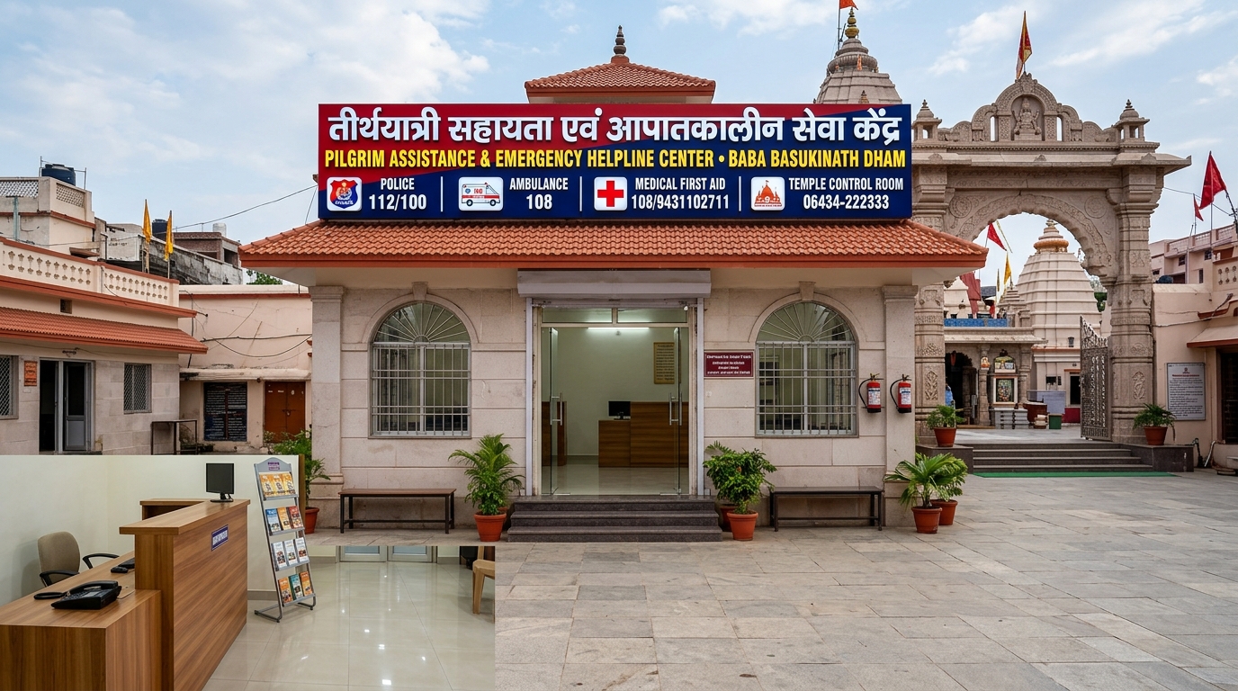 आपातकालीन दूरभाष नंबर एवं सहायता • Emergency Helplines & Pilgrim Assistance